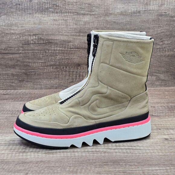 Nike Air Jordan 1 Jester XX Utility Pack Women's Sz 8.5 Beige Cream Boot Sneaker - Picture 3 of 9